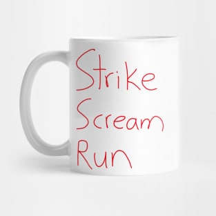 Self Defence with Toby Flenderson: Strike Scream Run Mug